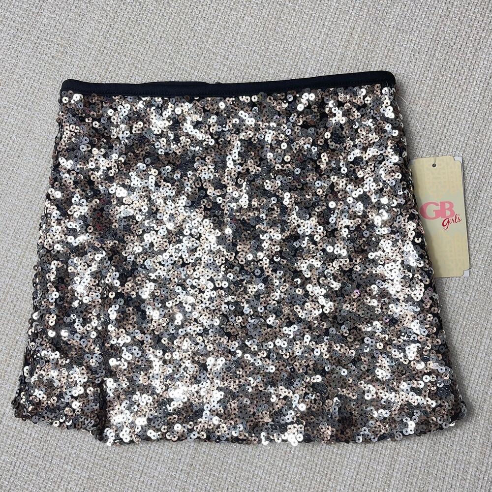 GB Girls Sequin‎ Skirt Girls Size 4 NEW